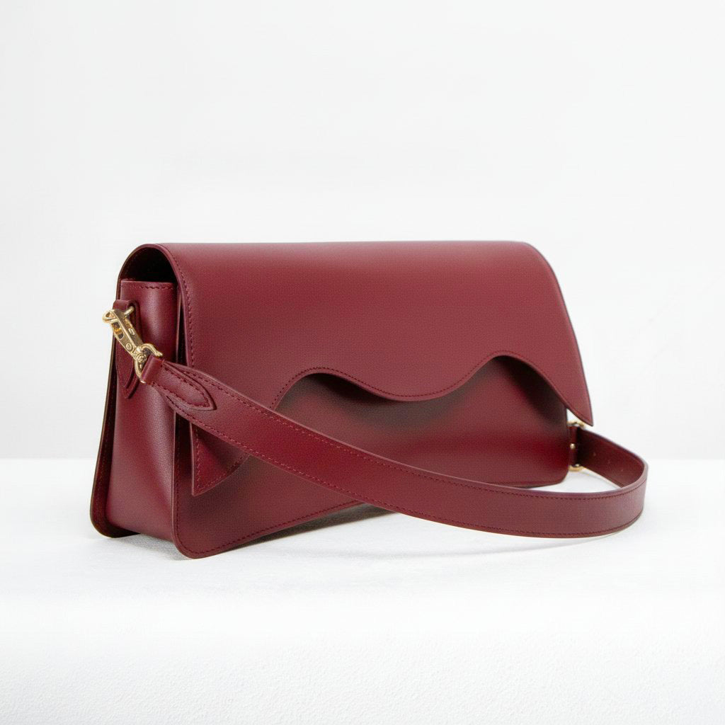 Amour - Burgundy Calf Leather
