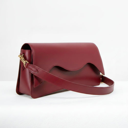 Amour - Burgundy Calf Leather