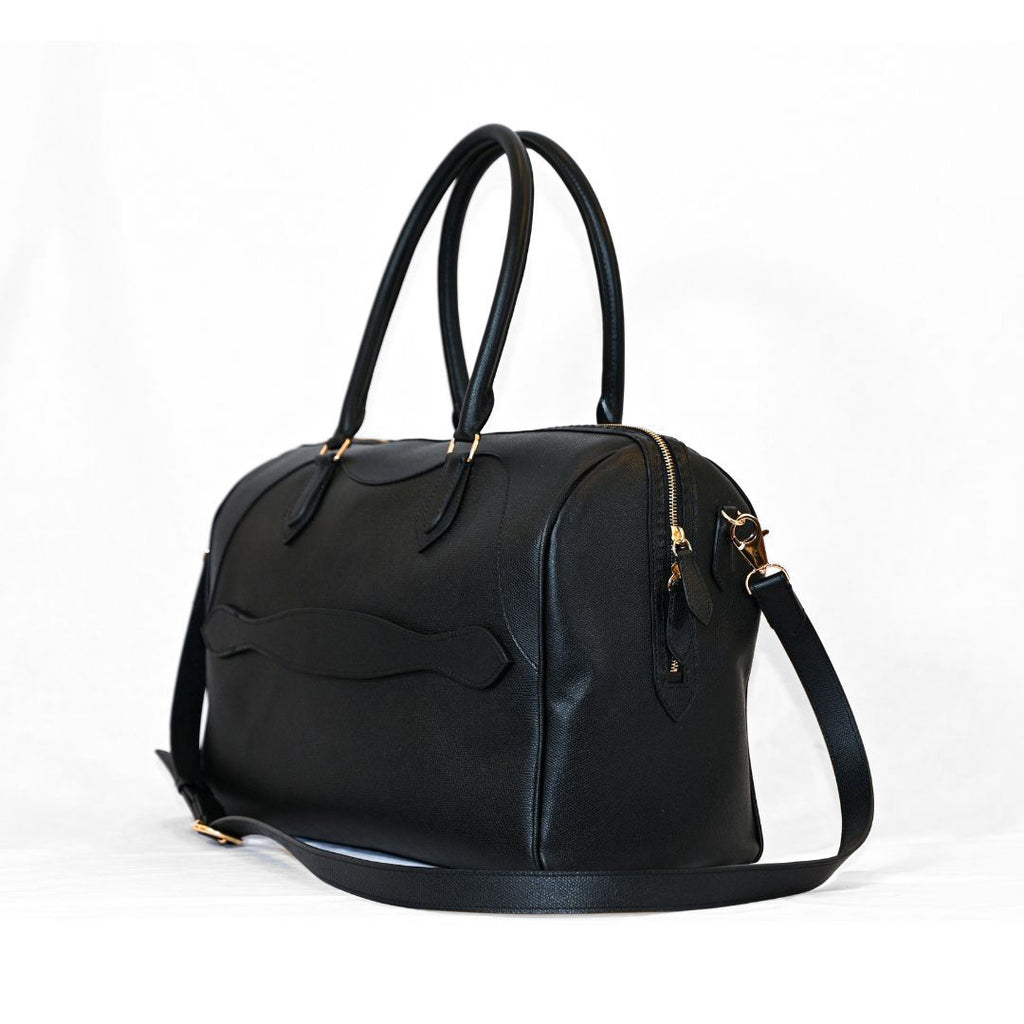 Aurora - Black Caviar Calf Leather