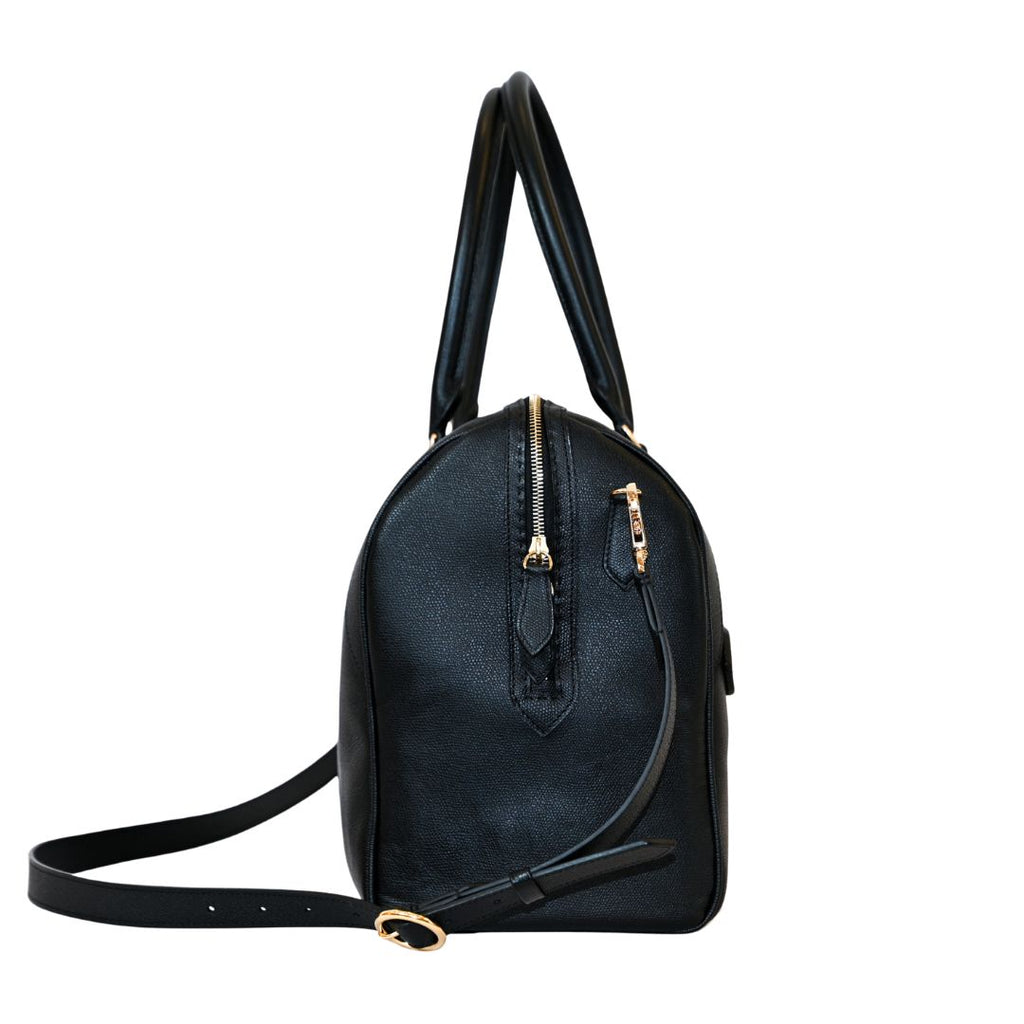 Aurora - Black Caviar Calf Leather