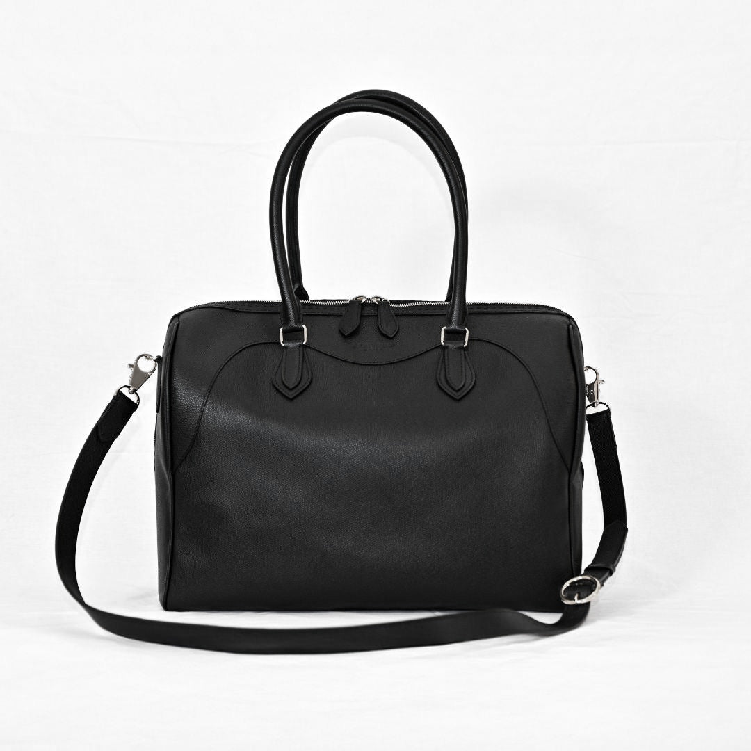 Aurora - Black Caviar Calf Leather