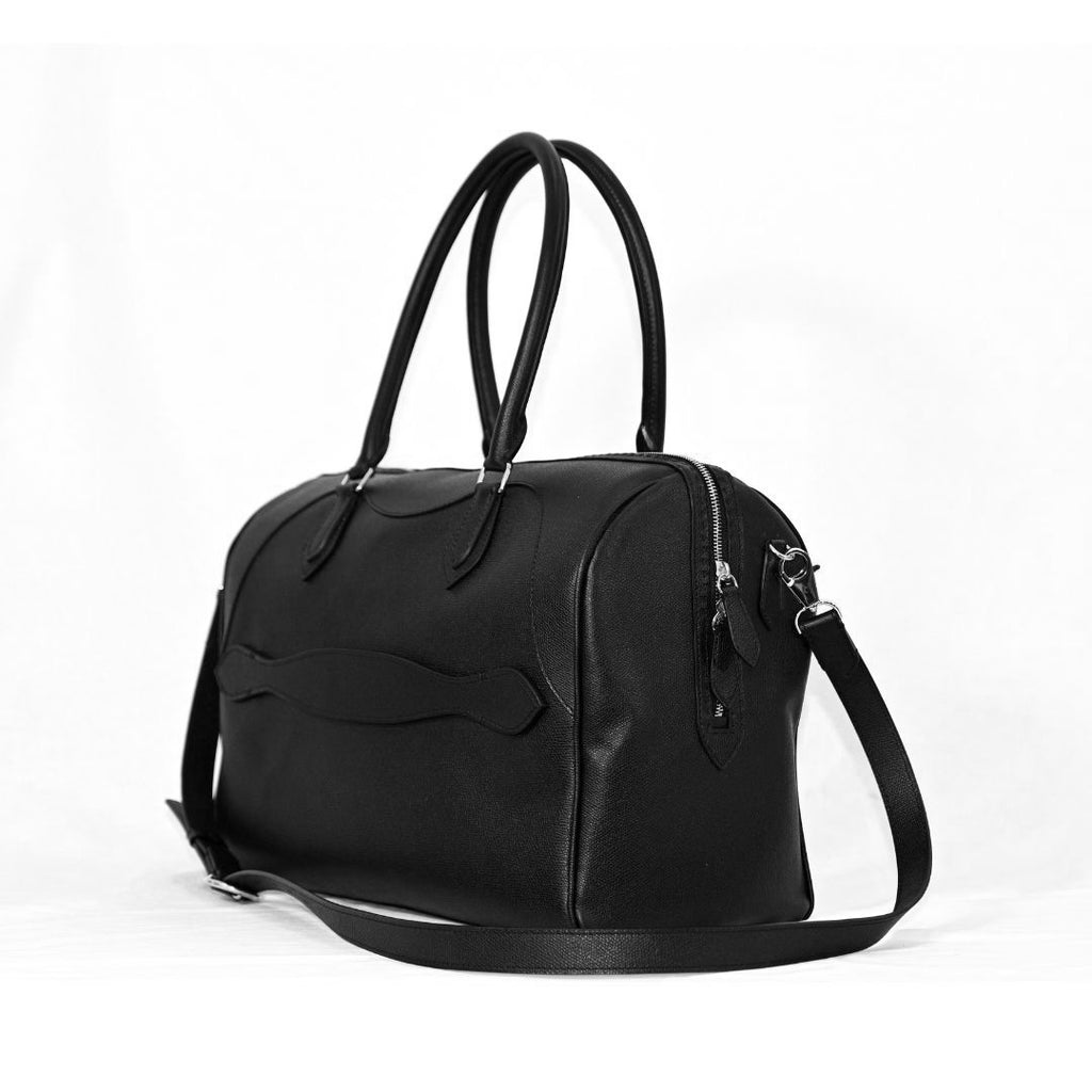Aurora - Black Caviar Calf Leather