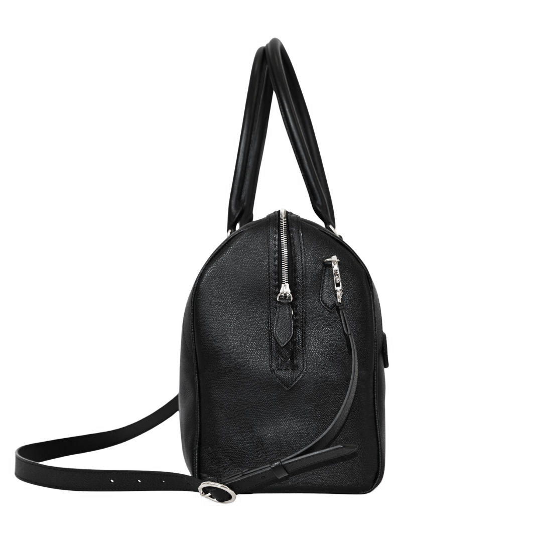 Aurora - Black Caviar Calf Leather