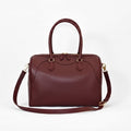 Aurora - Burgundy Caviar Calf Leather