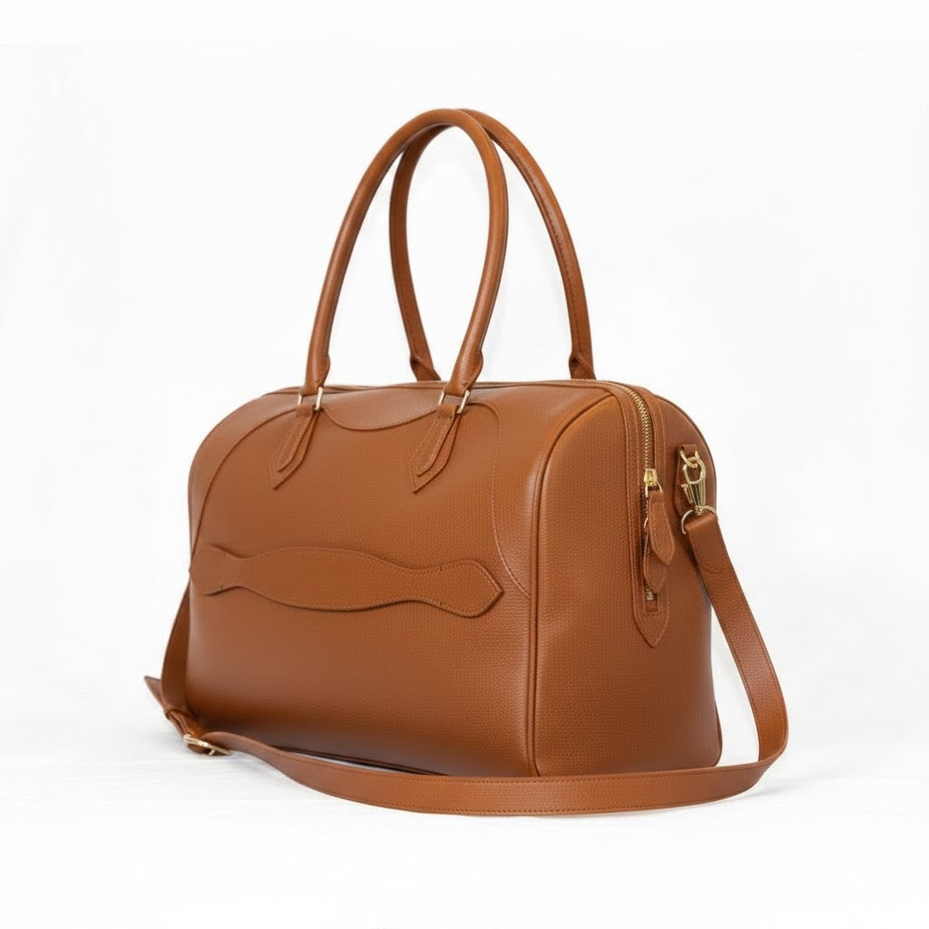 Aurora - Caramel Caviar Calf Leather