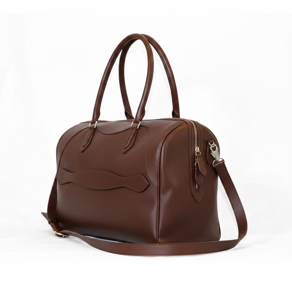Aurora - Chocolate Caviar Calf Leather