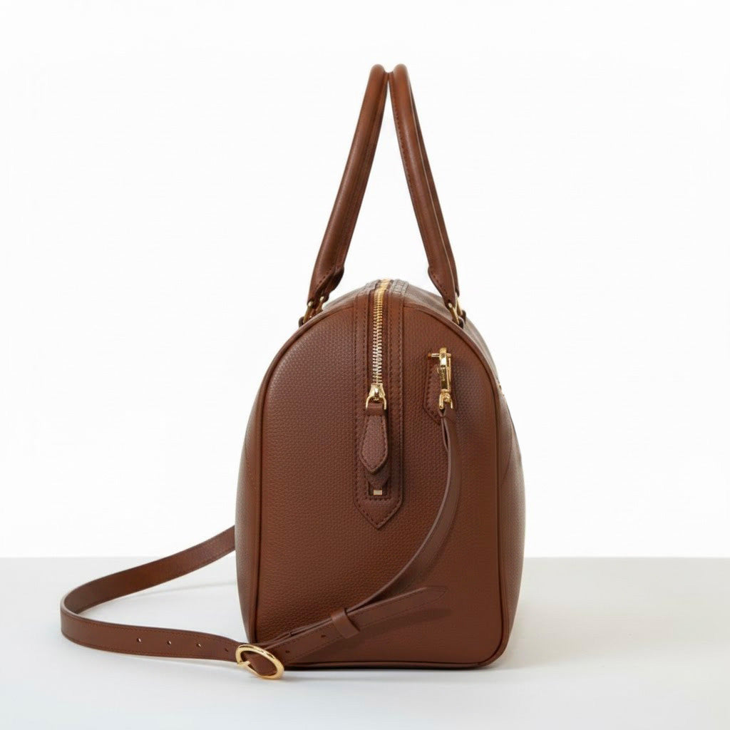 Aurora - Chocolate Caviar Calf Leather