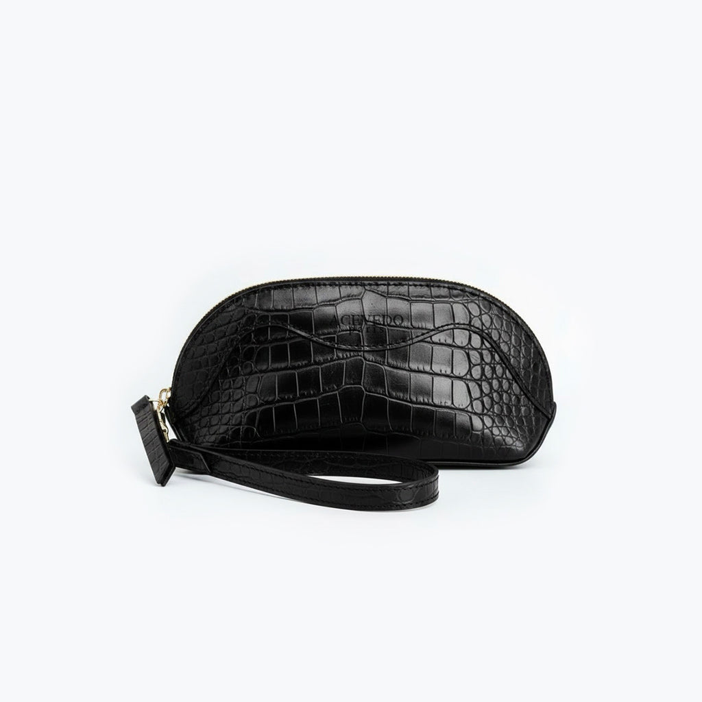 Baby Rêve - Ebony Crocodile Niloticus leather
