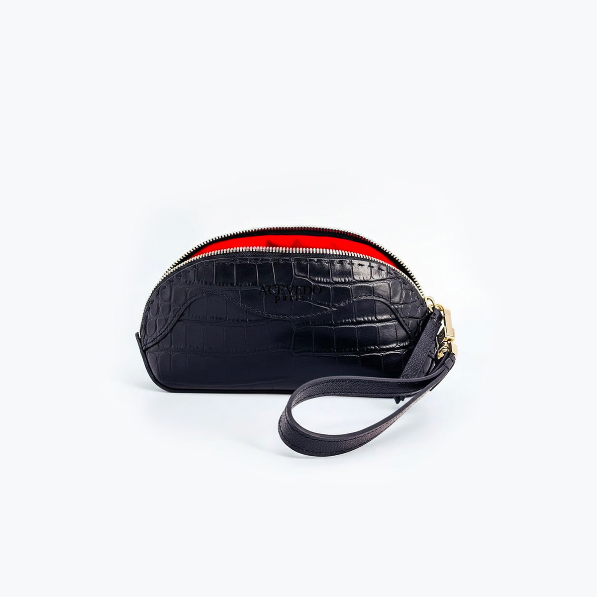 Baby Rêve - Ebony Crocodile Niloticus leather