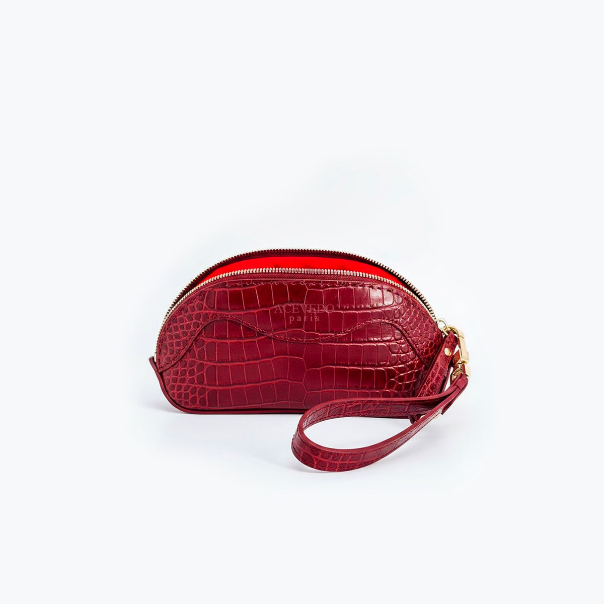 Baby Rêve - Ruby Crocodile Niloticus leather