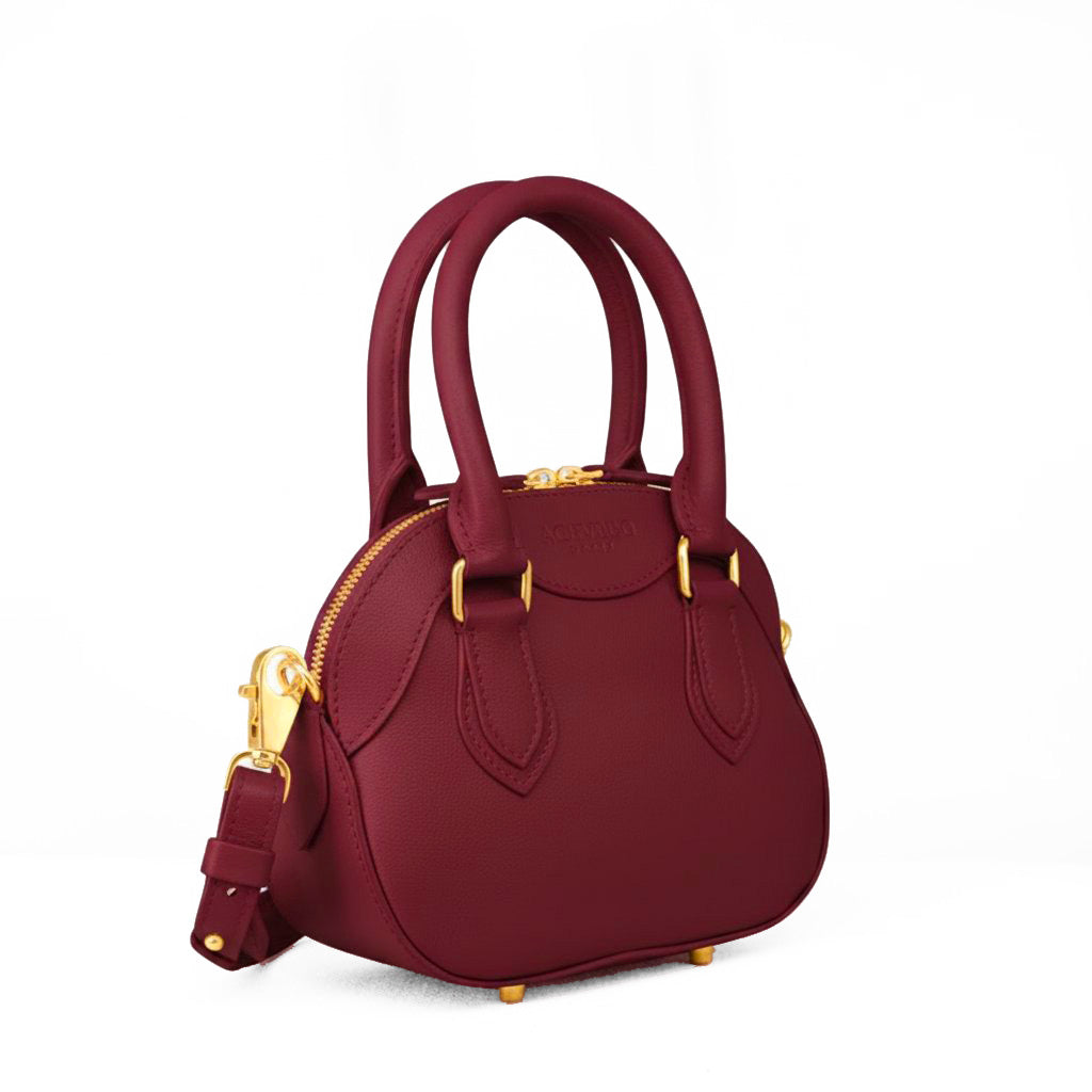 Mini Rêve - Burgundy Calf Leather