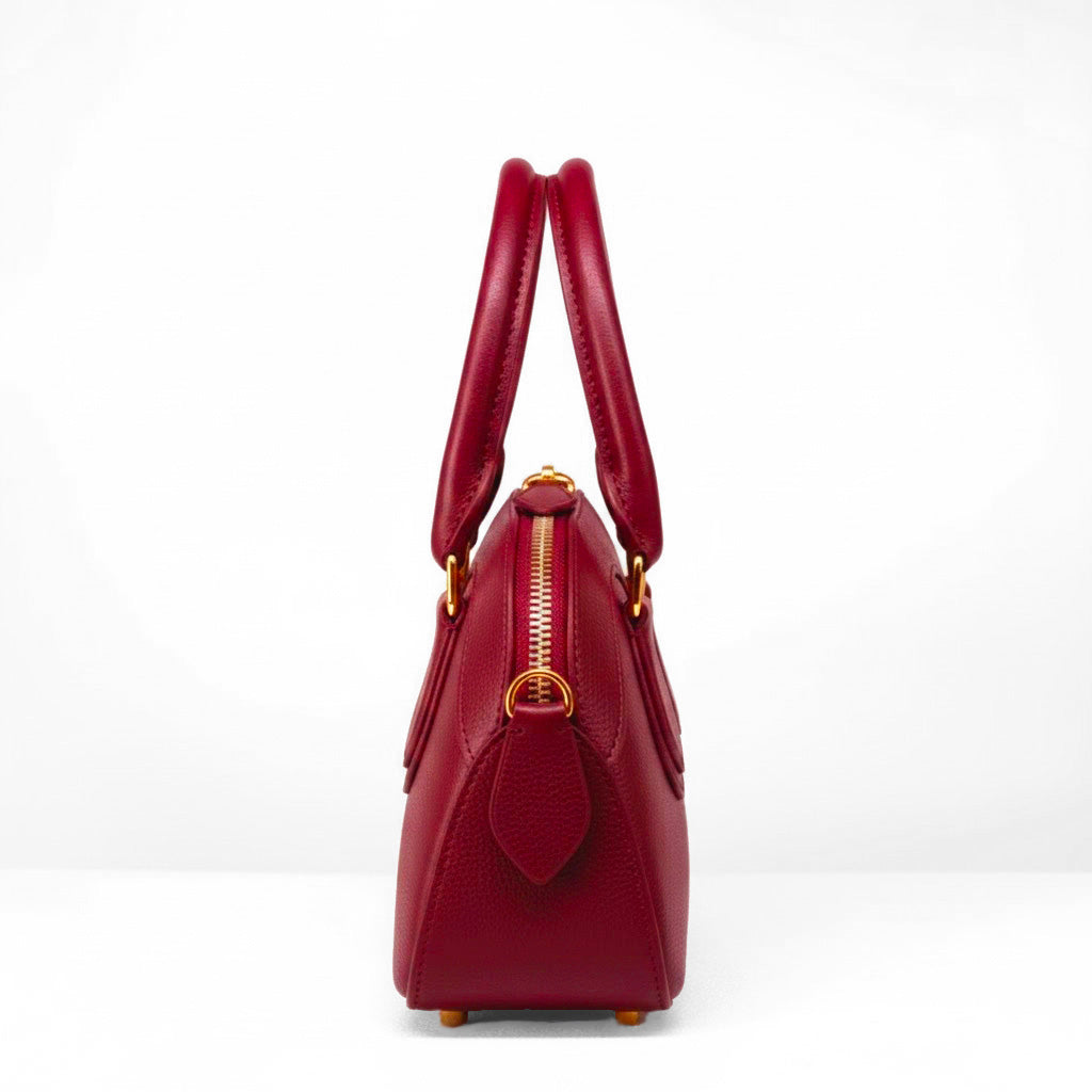 Mini Rêve - Burgundy Calf Leather