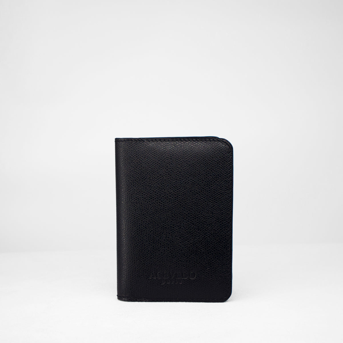 Passport Holder - Ebony Calf leather