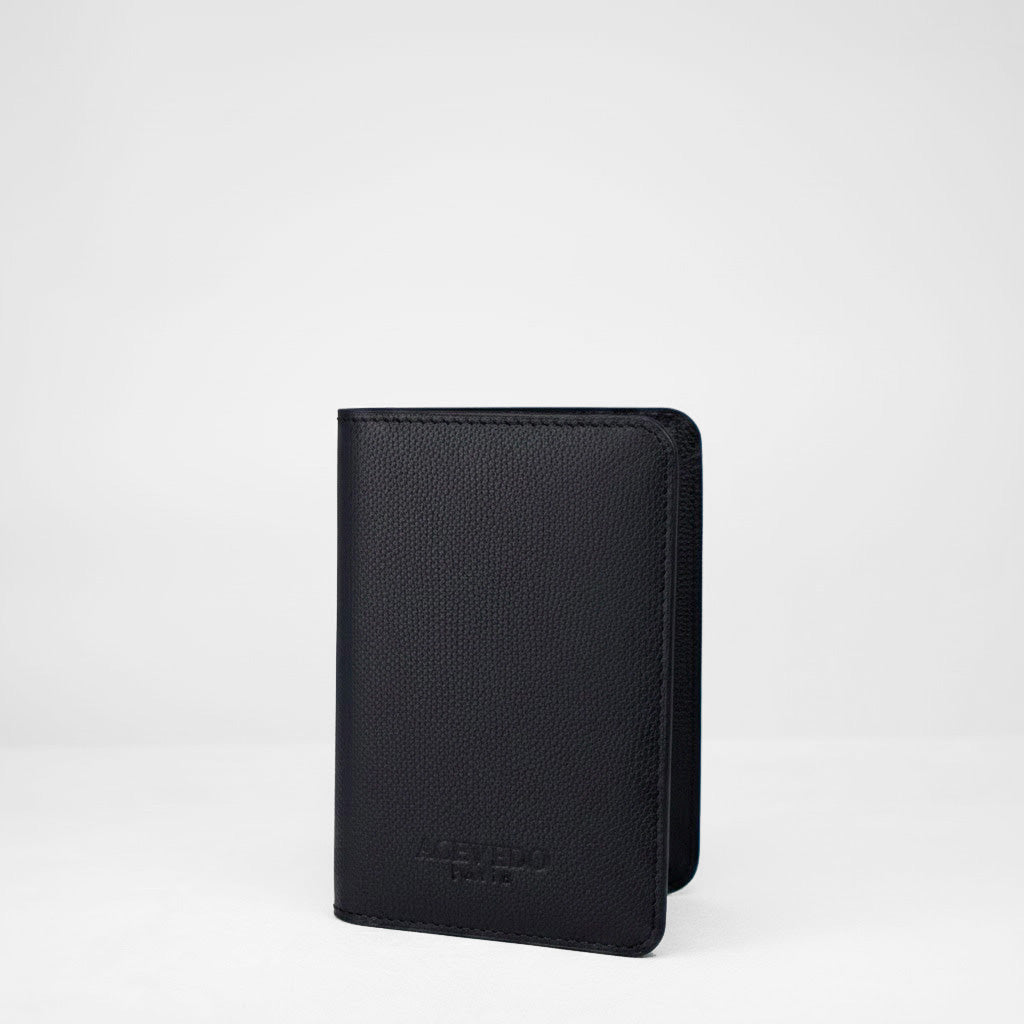 Passport Holder - Ebony Calf leather