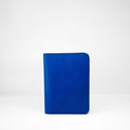 Passport Holder - Electric Blue Calf leather