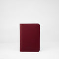 Passport Holder - Burgundy Calf leather