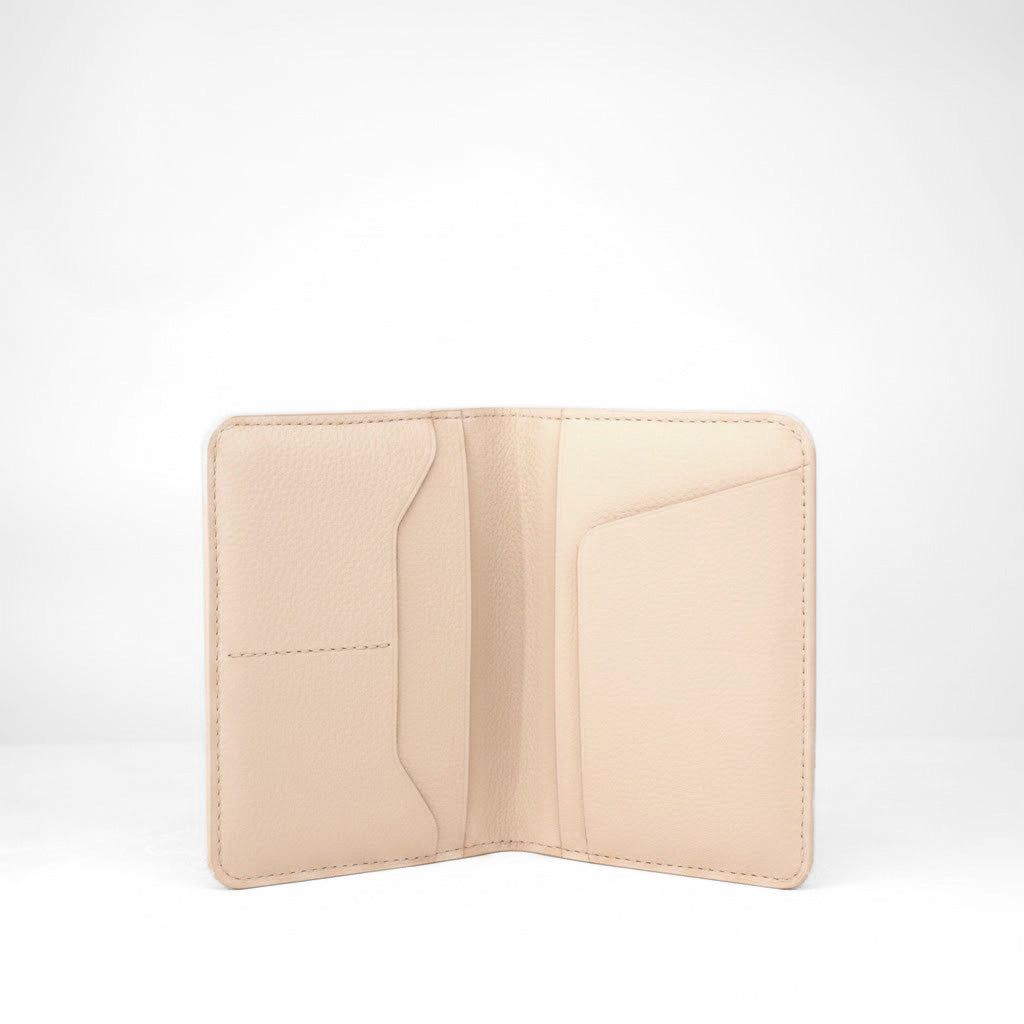 Passport Holder - Créme Calf leather