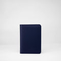 Passport Holder - Navy Blue Calf leather