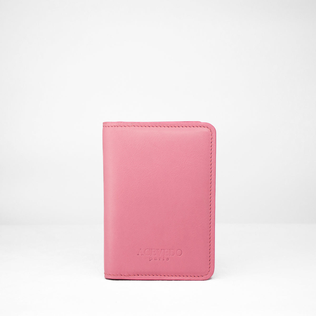 Passport Holder - Bubblegum Calf leather
