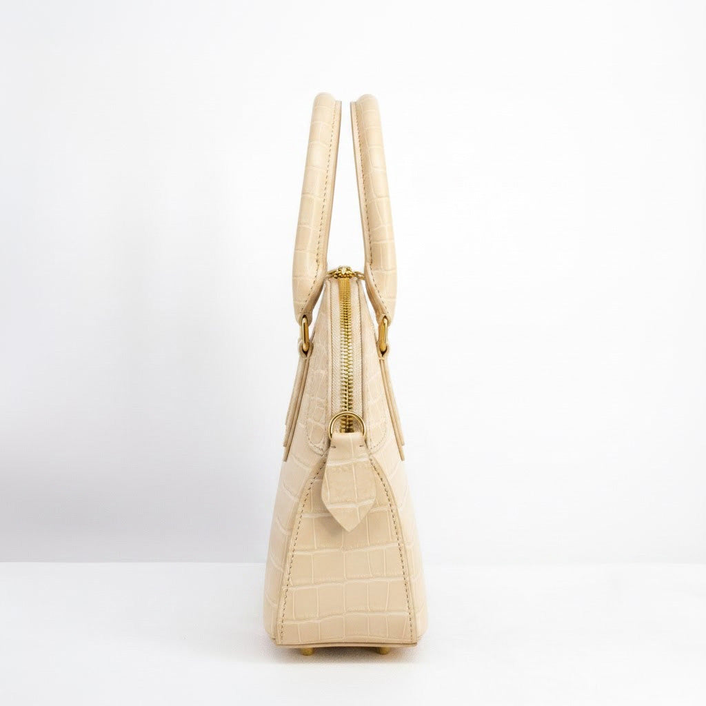 Rêve - Créme Crocodile Niloticus Leather