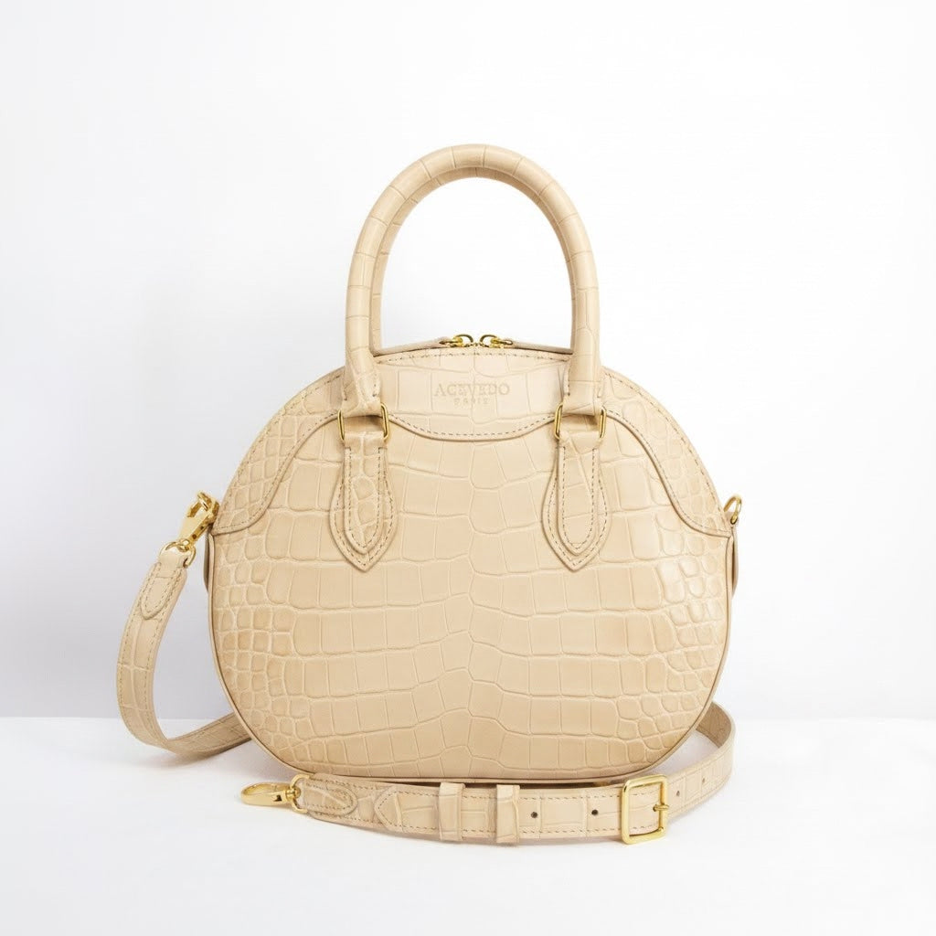Rêve - Créme Crocodile Niloticus Leather