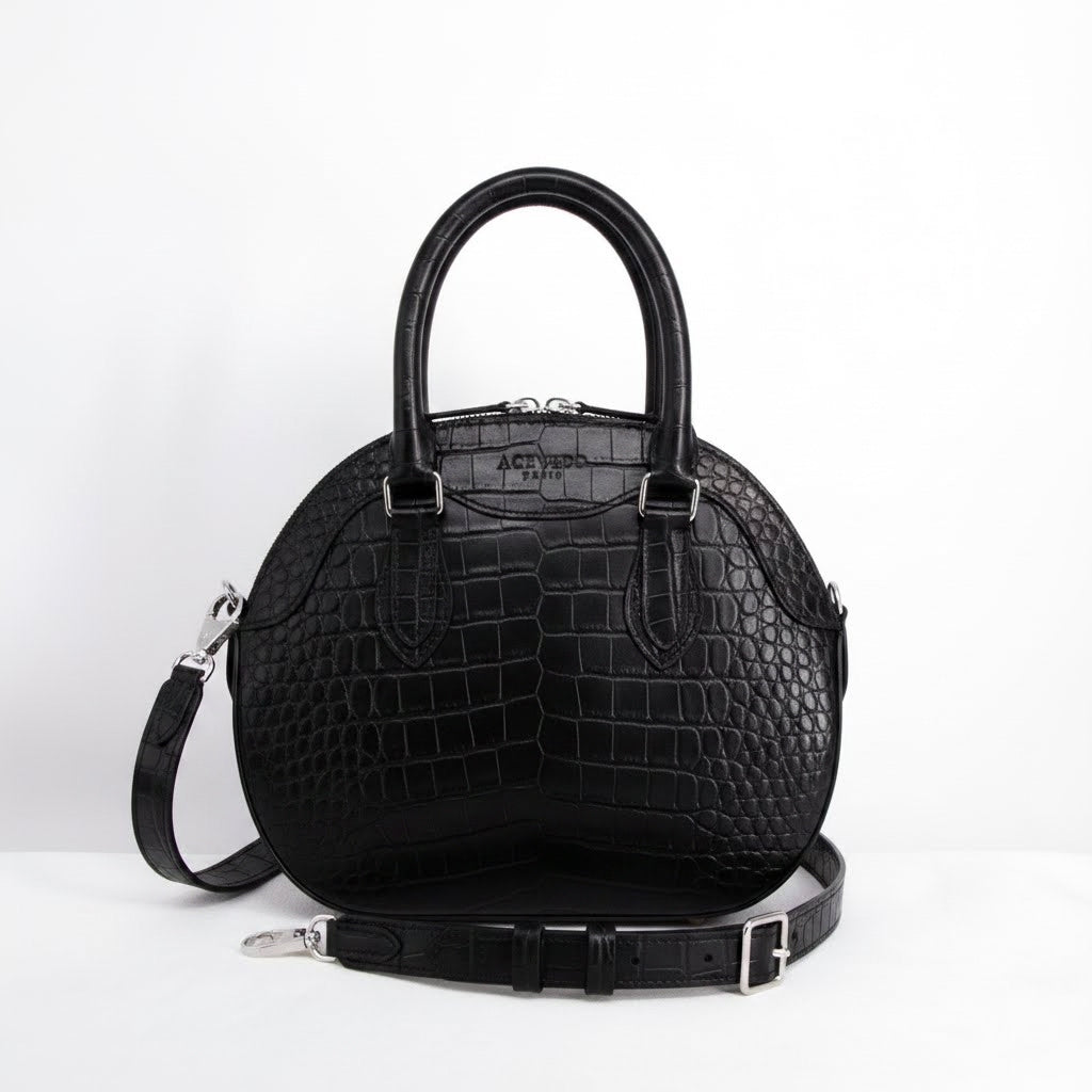 Rêve - Ebony Crocodile Niloticus Leather