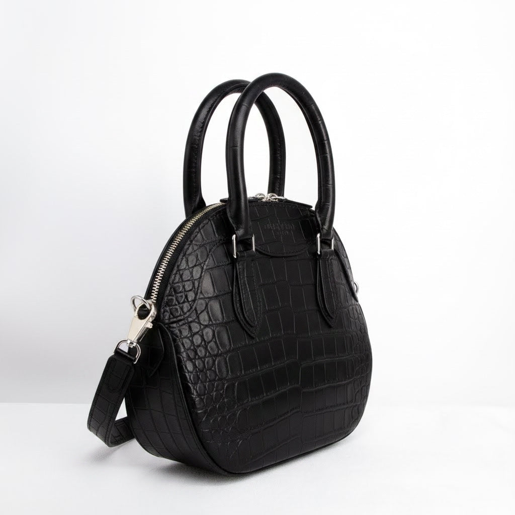 Rêve - Ebony Crocodile Niloticus Leather