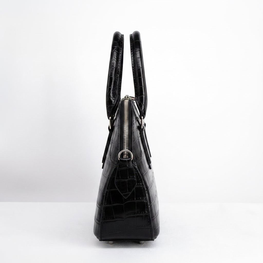 Rêve - Ebony Crocodile Niloticus Leather