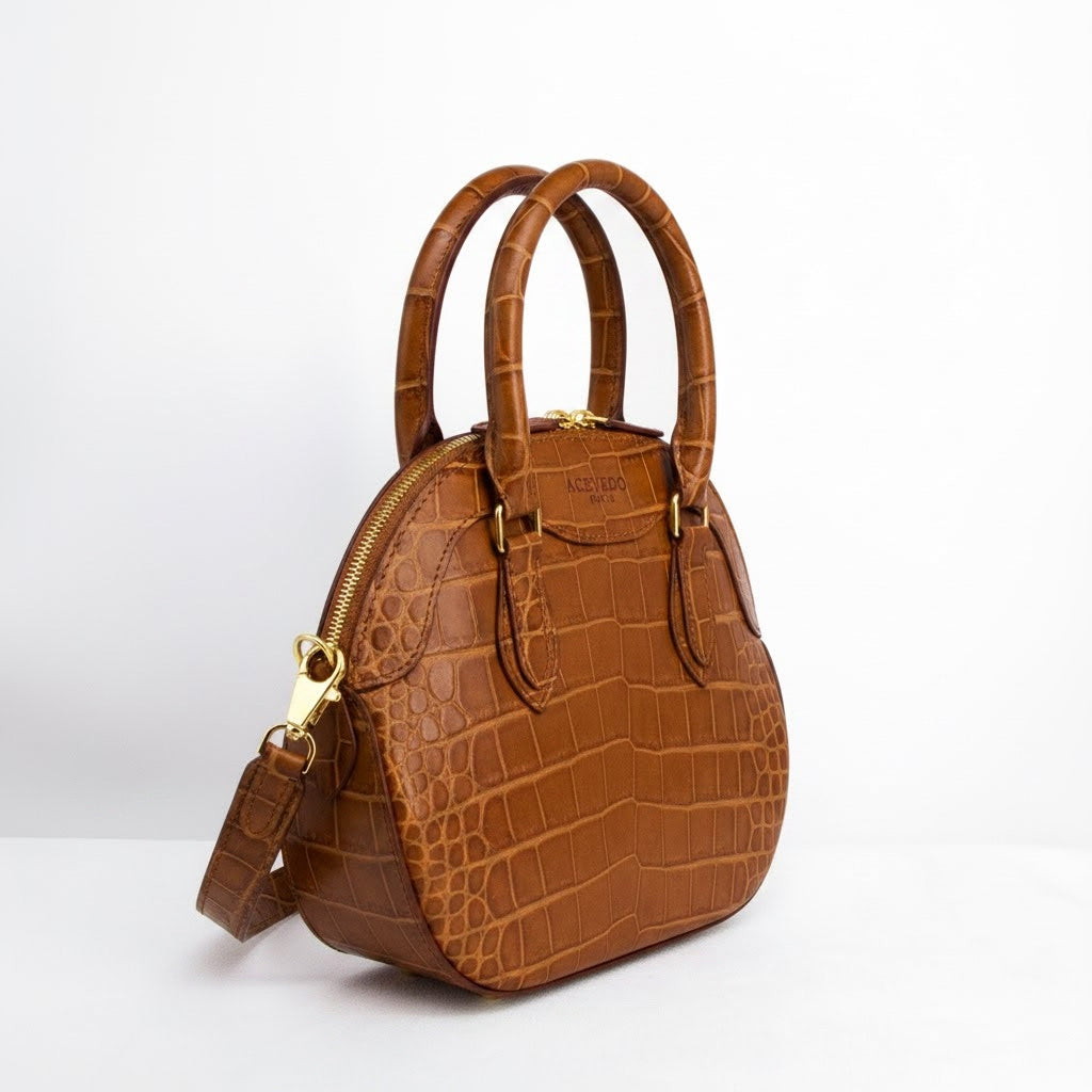 Rêve - Caramel Crocodile Niloticus Leather