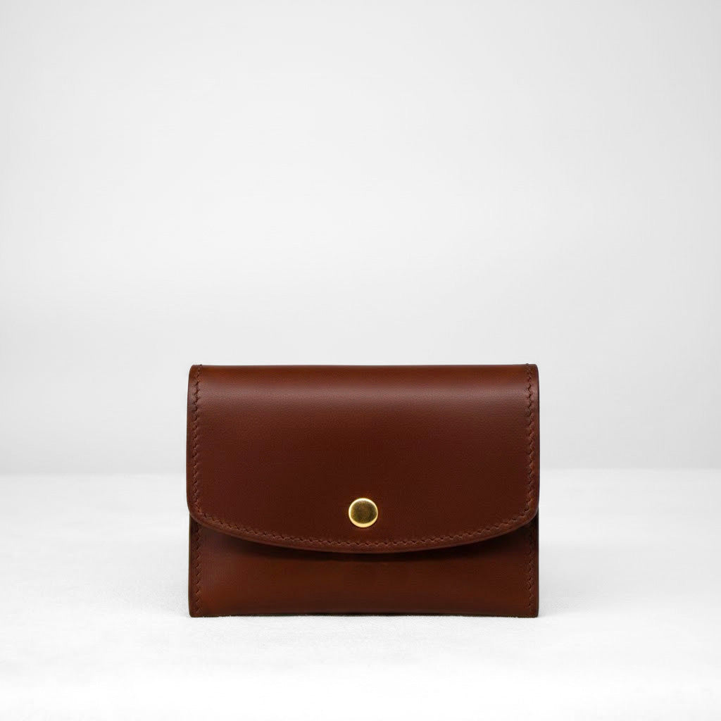 Ellie Wallet - Chocolate Calf Leather