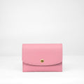 Ellie Wallet - Bubblegum Calf Leather