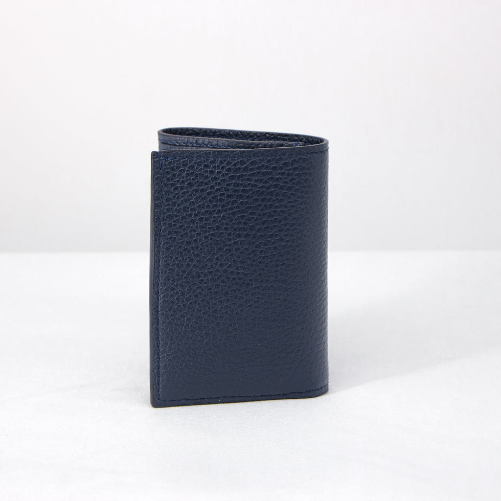 Tulio Wallet - Navy Blue Calf Leather