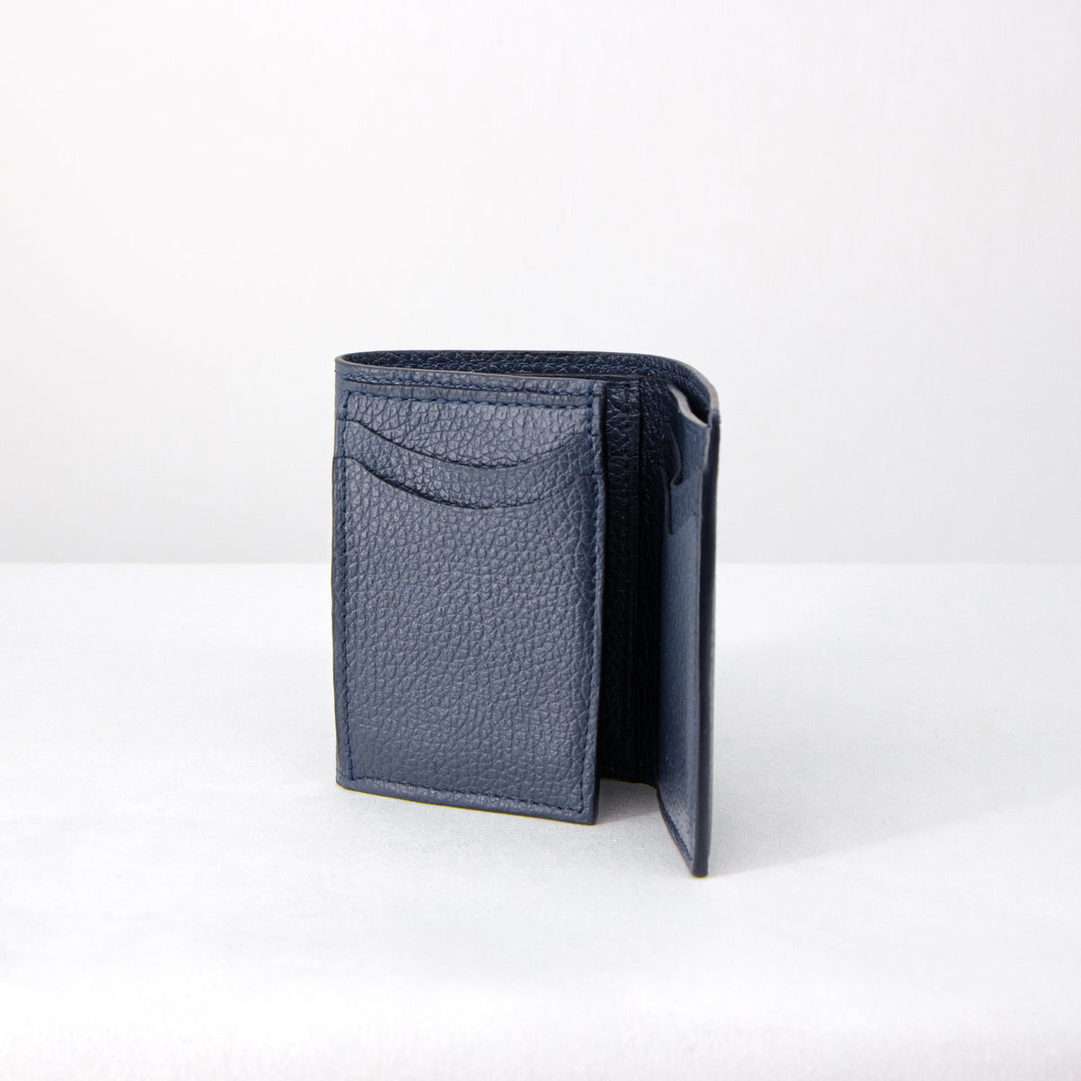 Tulio Wallet - Navy Blue Calf Leather