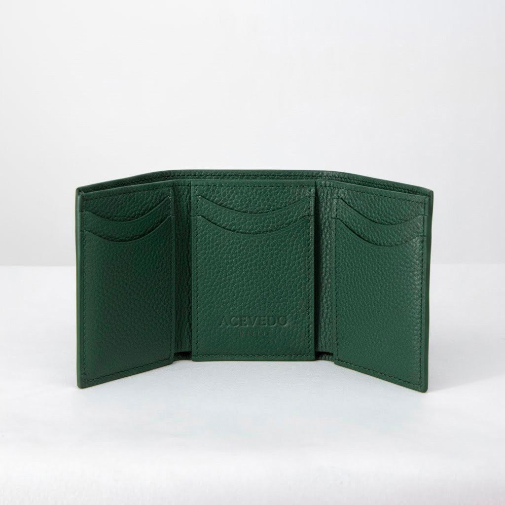 Tulio Wallet - Forest Green Calf Leather