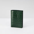 Vincent Wallet - Forest Green Crocodile Niloticus leather