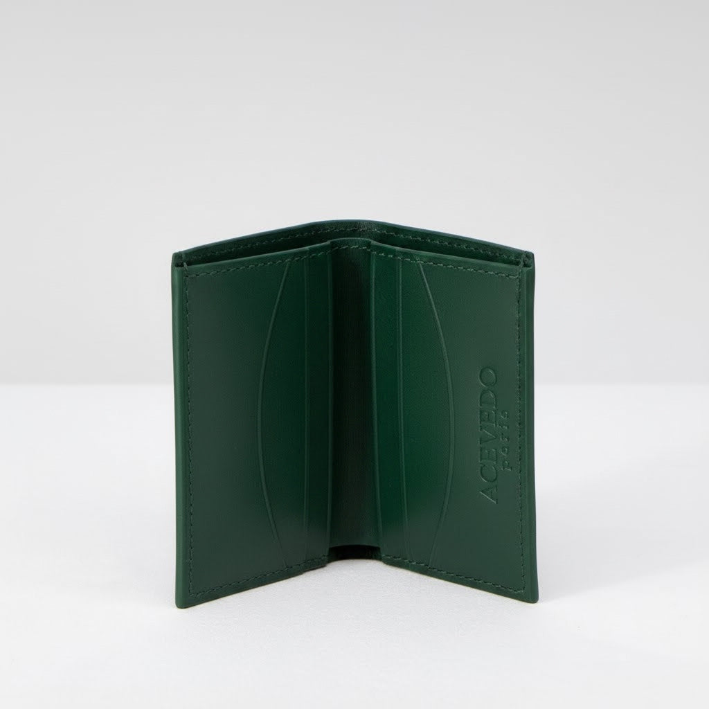 Vincent Wallet - Forest Green Crocodile Niloticus leather